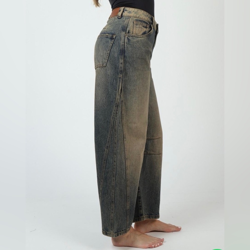 We The Free Good Luck Mid Rise Barrel Women Jeans, NWT, Size 27. - Picture 2 of 7